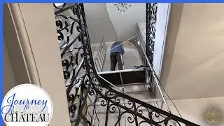 Chateau Entrance Hall | Scaffolding Goes Up & Chateau Friends Help