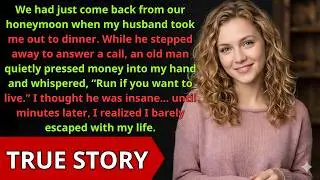 While My Husband Took Phone Call, An Elderly Stranger Pressed Cash Into My Hand and Whispered,“Run.”