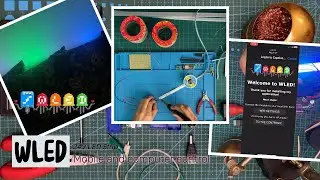 24V RGB LED Strip Running WLED Web Server on Wemos D1 mini - Home and Studio Lights DIY