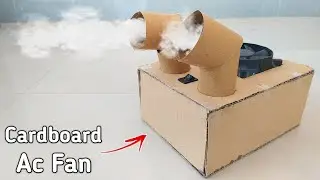 How To Make Cardboard AC | Homemade Cardboard AC | Cardboard Air Conditioner