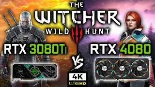 RTX 3080 Ti vs RTX 4080 in The Witcher 3: Wild Hunt | 4K - Benchmark