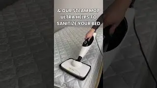 Give your bed extra love this summer with our cleanvac+ POWERPRO and Steam Mop Ultra! 🛏️ #steammop