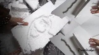 ASMR abstract Styrofoam art