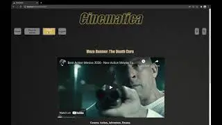 Cinematica. React JS and Ruby on Rails application demo