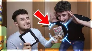 MIO FRATELLO MI REGALA IL PORTAFOGLIO GUCCI!!! ECCO LA MIA REAZIONE! *costoso*