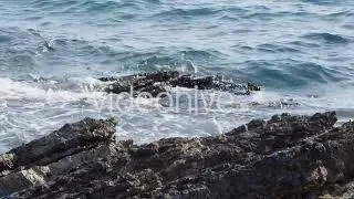 Waves Hitting the Rocks | Stock Footage