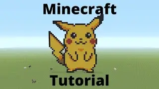 Minecraft Pixel Art Tutorial - Pikachu
