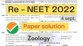 Re-NEET 2022 paper solution || Detail solutions of neet 22 |