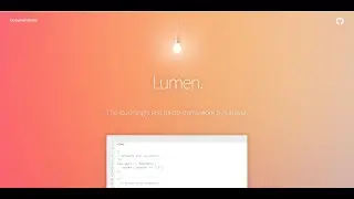 How to learn Laravel Lumen Rest Full API Step by Step #01 (Installation Laravel Lumen)