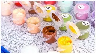 Раскраска с цифрами для рисования по номерам обзор