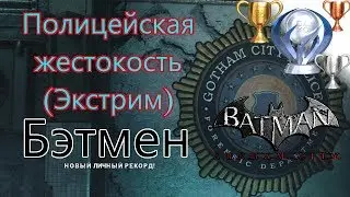 Batman Arkham City / Полицейская жестокость Экстрим, персонаж Бэтмен, испытание Хищника, 3 звезды