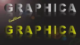Quickly Text Effect in CorelDraw | Corel Draw Tutorial | Shadow Effect