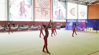 ЮВЕНТА - Гамма (Краснодар) 2022. Категория 10-12 лет. Эстетическая гимнастика.