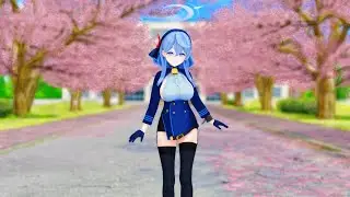 Blue Archive : Amau Ako ~ S & M (Joe Bermudez Chico Radio) [MMD]