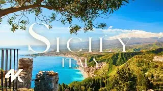 Sicily 4k - Scenic Aerial Relaxation Film with Gentle Music