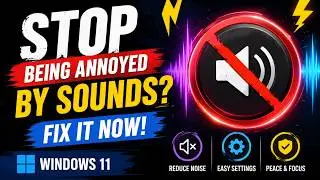 Get Rid of Irritating Sound in Microsoft Windows | Enable & Disable Sound in Windows 11