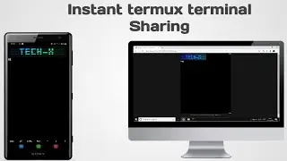 How to share termux terminal with any other device?