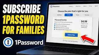 How to subscribe to 1Password for families - Easy Tutorial
