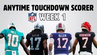 NFL ANYTIME TOUCHDOWN SCORER WEEK 1 | PRIZEPICKS