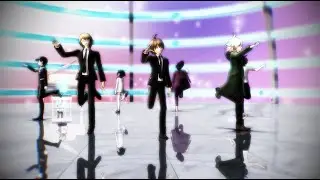 [MMD x DanganRonpa 1, 2, V3] BTS (방탄소년단) - Run