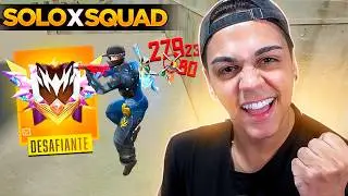 FALL AGAINST A HACKER ON THE ROAD TO TOP GLOBAL SOLO VS SQUAD IN THE NEW SEASON OF FREE FIRE