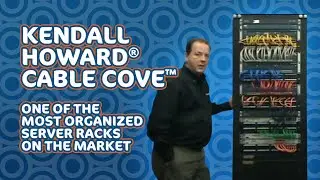 Kendall Howard® Cable Cove™ Two-Post Rack