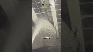 Béton Projeté dans la Construction de Tunnels 😮 #shorts