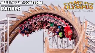 Top 5 Roller Coasters at Mt Olympus Theme Park | Wisconsin Dells, Wisconsin (2023)