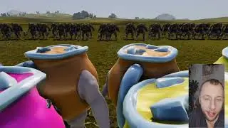 1000 Juice man's vs 1000 trolls / uebs 2 gameplay