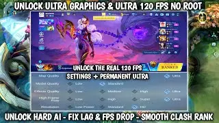 Latest* HOW TO UNLOCK MOBILE LEGENDS 120 ULTRA REFRESH RATE & ULTRA GRAPHICS SETTINGS TO YOUR MLBB