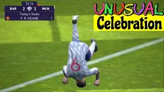 Rare Goal Celebration 🍾 in PES Mobile 2021