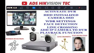 Hikvision New DVR  configuration tutorial. Install HDD, full setup step by step. New GUI HVR 4.0
