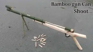 Home Make TOY | How to make a toy gan using Bamboo and wooden
