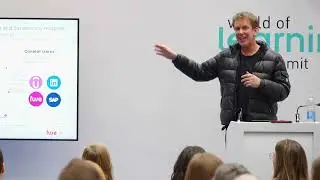 Fuse Founder, Steve Dineen, speaking about the impact AI on L&D at World of Learning 2024