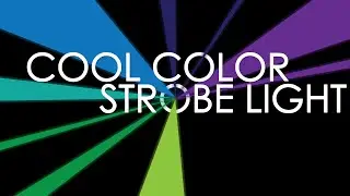 Cool Color Strobe Light 🟢🔵🟣 | ⚠️ Epilepsy Warning