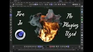 Cinema 4d 2023.1 Pyro Fire and Smoke Simulation Without Any Plugin