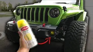 $2 DIY YELLOW FOG LIGHT TINT!!