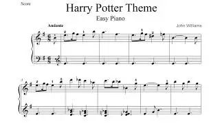 Harry Potter Theme Piano Sheet