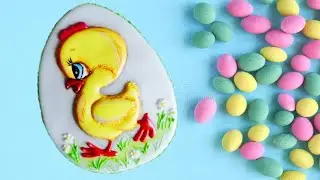 Пряник на пасху. Пасхальный пряник. Пряник Цыпленок. МК