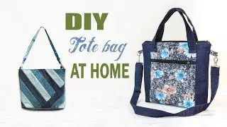 DIY Two Simple Instructions for Homemade Tote Bags