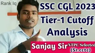Ssc Cgl 2023 Tier-1 Cutoff Analysis|| Rank Iq Data||
