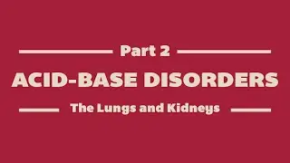 Acid-Base Disorders: Part 2 - The Lungs and Kidneys (MEDZCOOL)