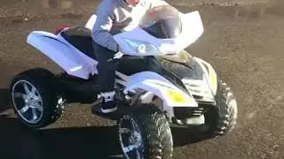 Детский Квадроцикл Е005КХ Резиновые колеса