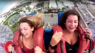 Bouncing Boobs On Swing #08 | Nip slip | Down Blouse | Slingshot