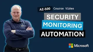 Configure and manage security monitoring and automation solutions AZ-500