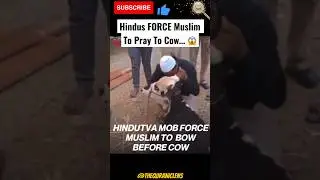 Hindus FORCE Muslim To Pray To Cow In India… 😱