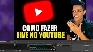 COMO FAZER LIVE NO YOUTUBE PELO COMPUTADOR NO OBS STUDIO EM 2024!