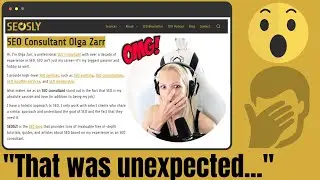 An SEO auditor audits her own website like it was a client's site. Tons of SEO tips & insights!