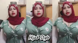 Hijab Style • Jilbab Merah Bunda Sintya Live Bigo