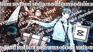 Sodium [AMV/EDIT] || Levi x Aki || Alight motion Vs Capcut || collaboration with @v1nyl.doesedits  ||